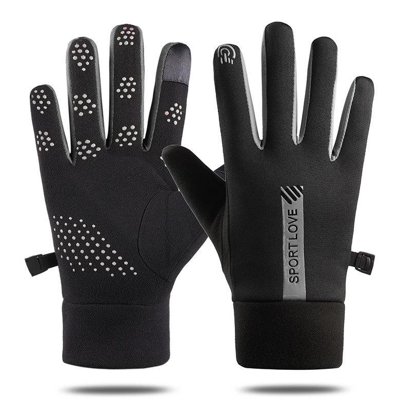 Ветрозащитные Водонепроницаемые Зимние Перчатки с Сенсорным Экраном для Мужчин и Женщин - Флисовая Подкладка для Велоспорта, Катания на Лыжах и Холодной Погоды