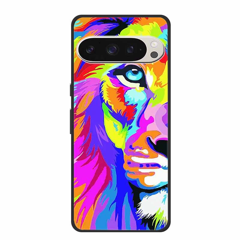 Для Google Pixel 9 5G Чехол Роскошные Мягкие Силиконовые Чехлы из ТПУ для Google Pixel 9 Pro Pixel9 Мультяшные Милые Бамперные Чехлы Fundas