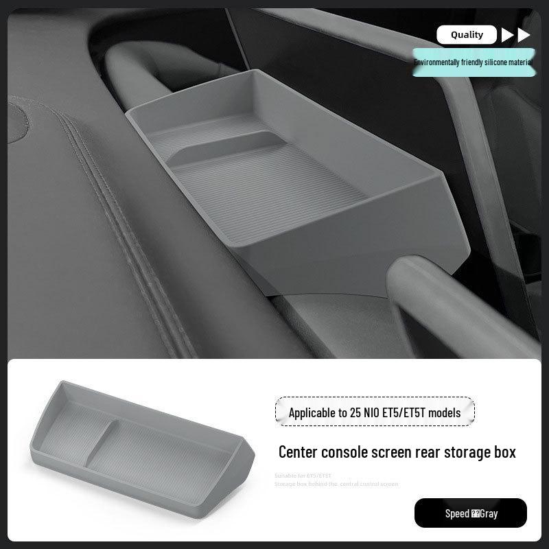Силиконовая накладка для Nio ET5/ET5T: Хранение за экраном и в центральной консоли, Декор салона автомобиля. Подходит для 25 моделей.