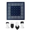 Stylish Ethnic Bandanas for Hip Hop Enthusiasts Breathable Square Scarf and Headwear Unisex Hair Accessory for Women