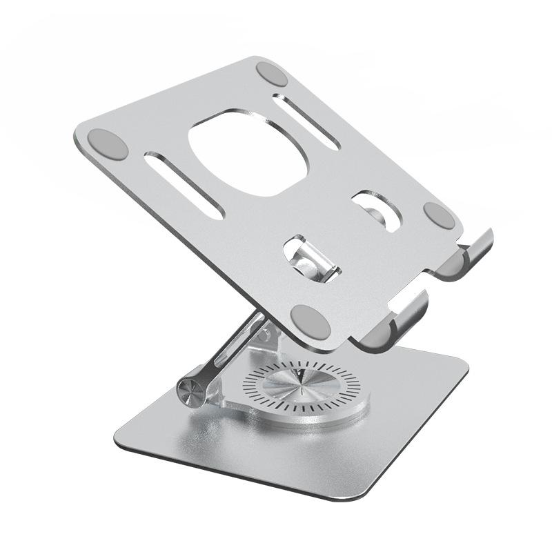 Aluminum Alloy Folding Rotating Tablet Stand with Heat Dissipation for Live Streaming and Gaming
