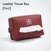 LXT3   Leather Car Tissue Box Car Towel Napkin Paper Rack Storage Bag For Mercedes Benz W203 W204 W205 W210 W211 W212 W221 W222 CLS CLA