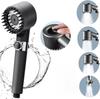 High-pressure Shower Head 3 Modes Adjustable Spray With Massage Brush Filter Rain Shower Faucet Bathroom Accessories
