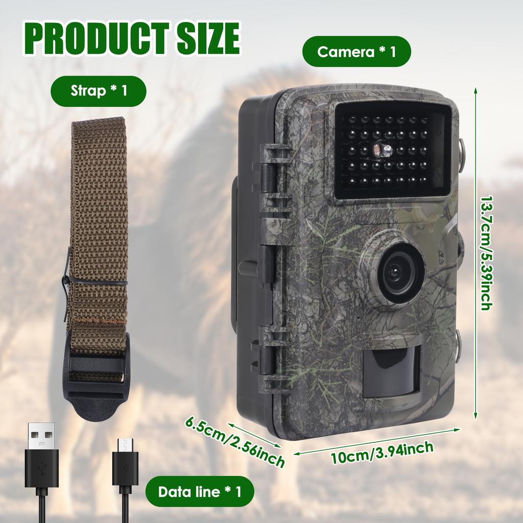 Hunting Trail Cameras 16MP 1080P With 940nm Infrared Night Vision Wild Camera Waterproof For Wildlife Monitoring and Scouting