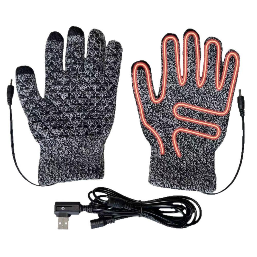 Thickened Electric Heating Gloves Touchscreen Hand Warming Gloves Touchscreen Gloves Winter