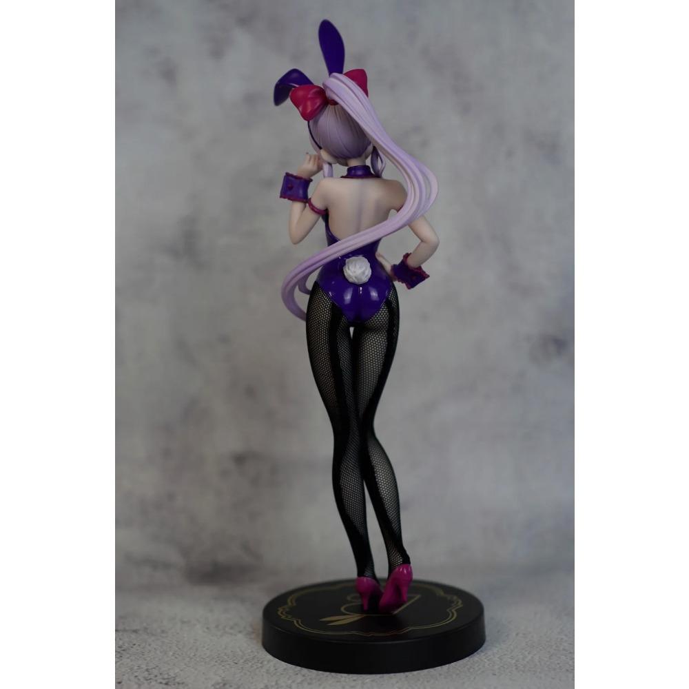 18CM Anime Overlord Shalltear Bloodfallen Figure Bunny Girl Dress Cute Model Toys Gifts Collection Decoration Ornaments PVC