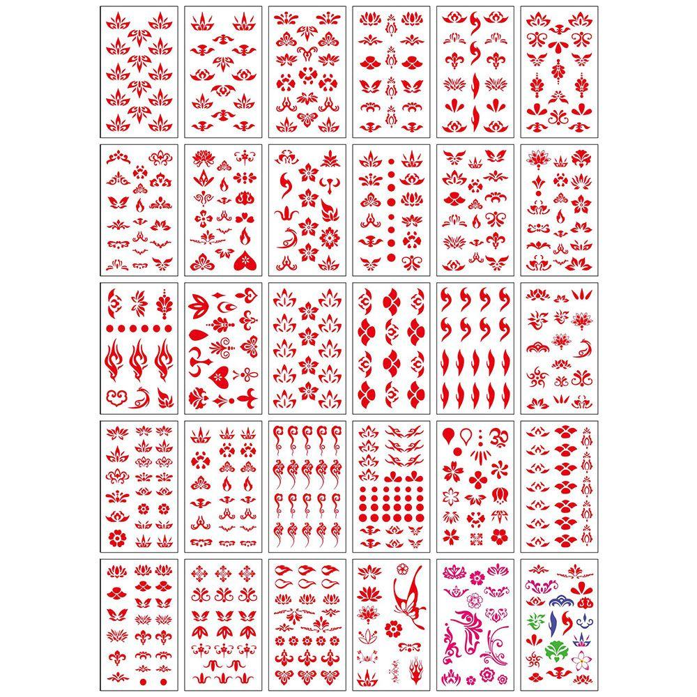 Имитация цветного рисунка Водонепроницаемые временные татуировки Наклейки на тело Поддельные татуировки Наклейки