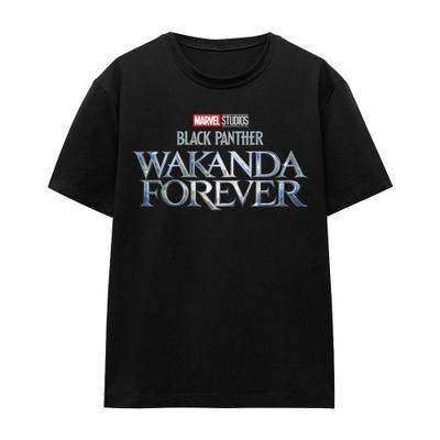 Черная пантера: Футболка с логотипом Wakanda Forever для взрослых унисекс