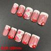 Glossy Hand Paint Thickness Acrylic Handmade Nail Sets 10PCS Multicolor Luxurious Gorgeous UV Gel Carved Artificial Manicure Art