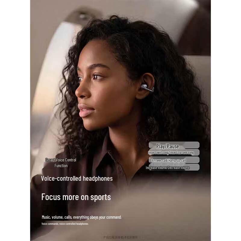 SANAG ANC Беспроводные Bluetooth-наушники-клипсы True Wireless с ИИ-переводчиком