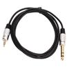 6.35mm To 3.5mm Cable Professional Stereo Microphone Adapter Cable for Speakers DVD Player Microphone 5.9ft