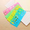 4PCS/Set Puzzle Multi-Function Mutational Flower Ruler Creative Student Stationery Cute Drawing Practice Drawing Set Ruler