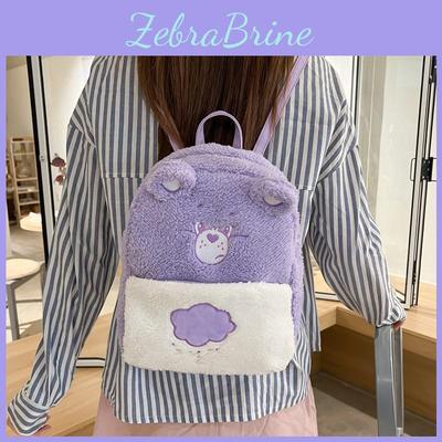 Милый плюшевый рюкзак Carebears для повседневного использования, подарок для девочек