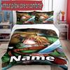 3pcs Duvet Cover Set (1*Duvet Cover + 2*Pillowcase, Without Core), Custom Name The Legend of Zelda Pattern Bedding Set, Home Bedroom Decor Gift