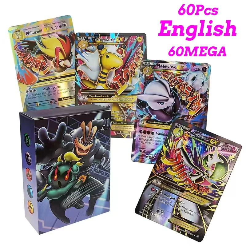 Pokemon Cards Vmax Vstar EX GX Energy Toys  Playsets Card No Repetition Exceed Evolution Charizard Full Flash Card Multiple People Battle