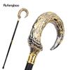 Золотисто-черная трость в стиле стимпанк U, модная трость для ходьбы, роскошный джентльменский посох с набалдашником, трость для ходьбы 92 см