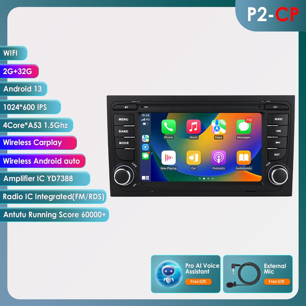 Hizpo 4G-LTE Carplay 7-дюймовый Android автомобильный радиоприемник GPS для A4 B9 B8 B7 B6 S4 RS4 SEAT Exeo Мультимедиа RDS 2din Автомагнитола Стерео Видео Интеллектуальная навигация