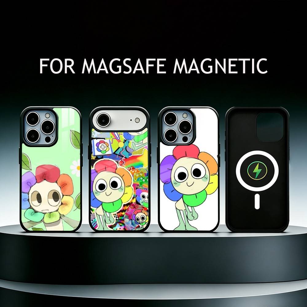 D-Dandy World Чехол для телефона для iPhone 17, 16, 15, 14, 13, 12, 11 Plus, Pro Max Магнитный для Magsafe Беспроводной зарядки