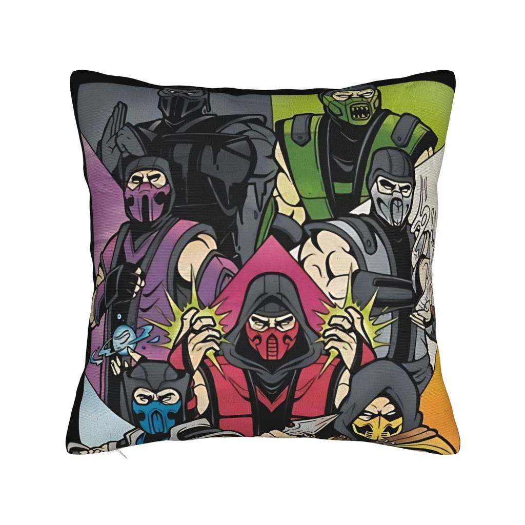 Наволочка Mortal Kombat Классический Постер Модная Наволочка Для Дивана Кушетки Кровати Гостиной