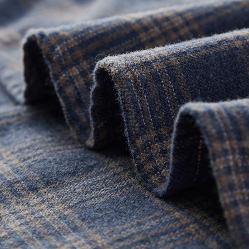 Мужская фланелевая рубашка в клетку FIRS 100% хлопок