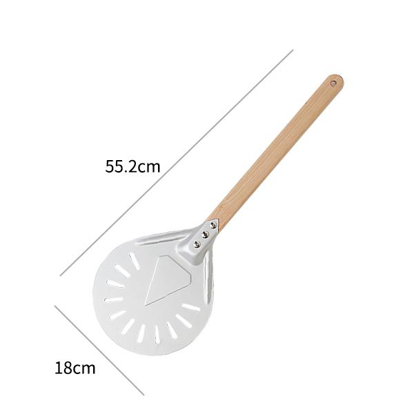 Премиум алюминиевая лопатка для пиццы, инструменты для снятия кожуры, нескользящая деревянная ручка, лопатка для резки хлеба, сырорезка, лопатка для выпечки, аксессуары