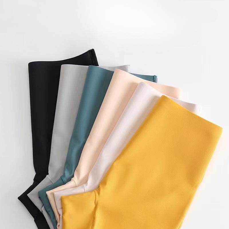 Women's Seamless Shorts Safety Pants High Waist Large Size Ice Silk Boxer Panties Anti Friction Skirt Shorts