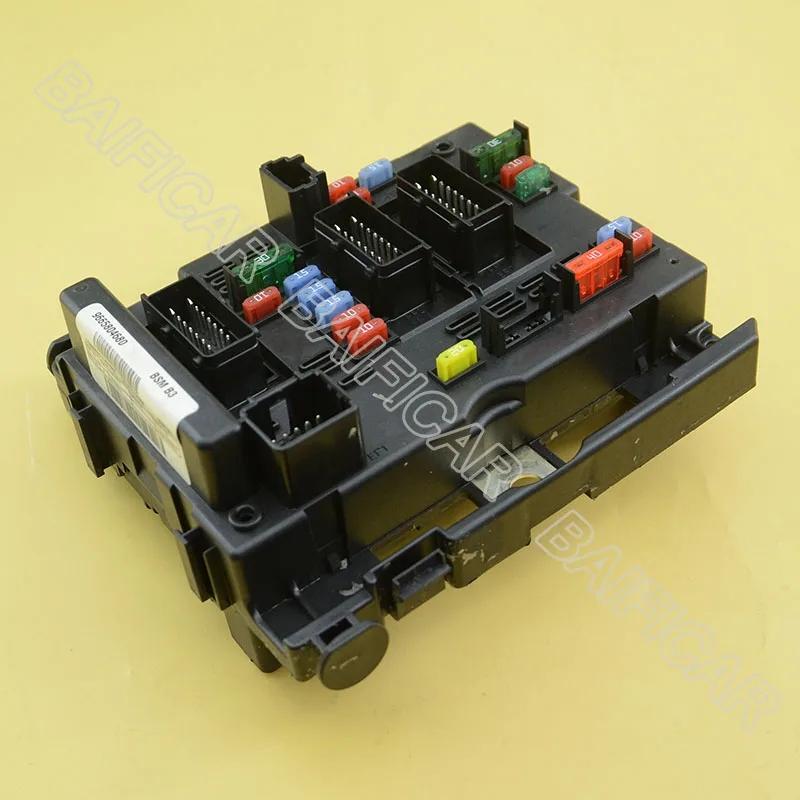 Б/у Оригинальный блок предохранителей BSM B3 9650618480 9665804680 Для Peugeot 206 307 406 Partner Citroen C2 C3 C5 Berlingo Xsara