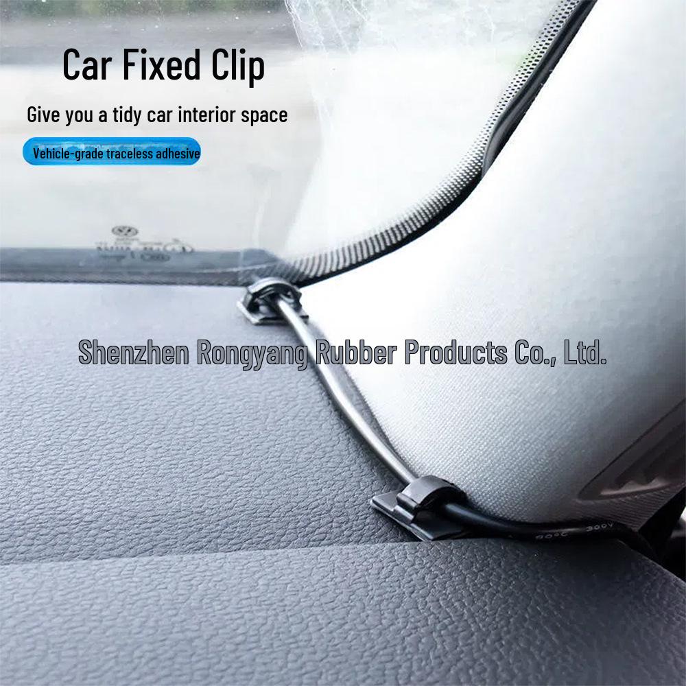 Кабельный органайзер: Самоклеящиеся зажимы для проводов для сетевых кабелей и проводки видеорегистратора