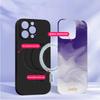 Чернильная wash коннотация синий Для Samsung Galaxy S26 Ultra S20 FE S21 S22+ S23 Plus S24 Ultra 25 Edge  Для Magsafe Стеклянный чехол для телефона
