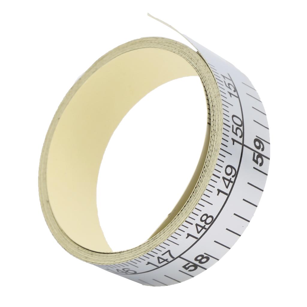 Adhesive Measuring Tape Double Scale Sewing Measuring Flexible Ruler Tailor Soft Tape Measure for