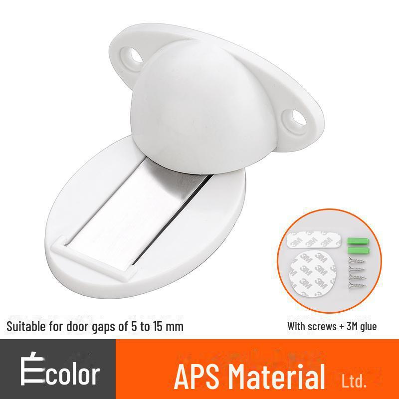 Магнитный бесшумный дверной стопор: Прочное, устойчивое к ударам присасывание для дверей ванной или спальни
