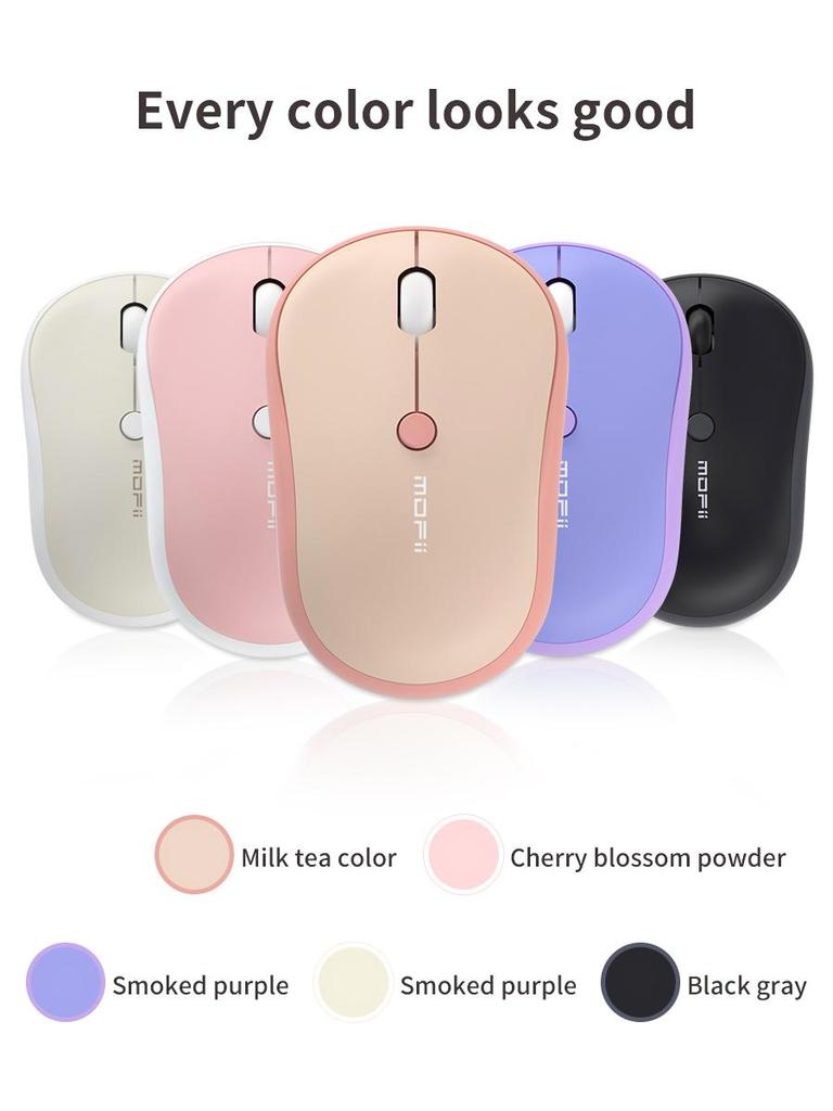 Беспроводная бесшумная мышь MOFI 2.4G — портативный выбор для левшей и правшей