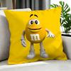 Food M&M'S Cushion Cover Cushion Cover Set 4Pcs 50X50 45X45 40X40 Pillowcase Decorative Sofa Home Decor