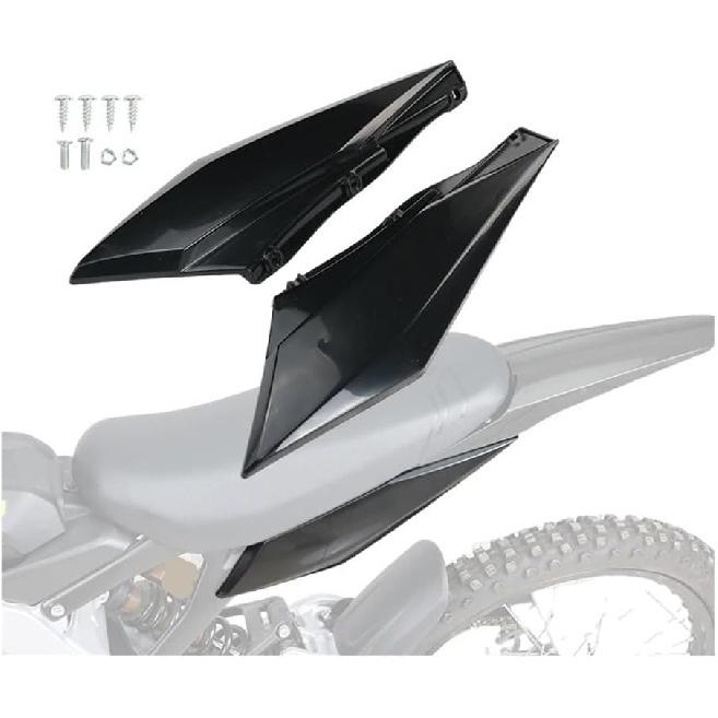Motorbike Splash Mudguard Side Mudguard Second-Generation Longer Rear Mudguards Black for Light Bee X/S for eRide Pro SS 3.0 Electric Bike