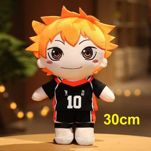 1pc 20 /30cm Kawaii Haikyuu Plush Toys Lovely Anime Hinata Syouyou Kageyama Tobio Stuffed Soft Dolls Keychain Boys Kids Xmas Gift