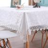 Table Cloth White Europe Embroidered Tablecloth Table Juppe Dining Table Cover Round Flower Lace Bedside Tv Cabinet Dust Cover