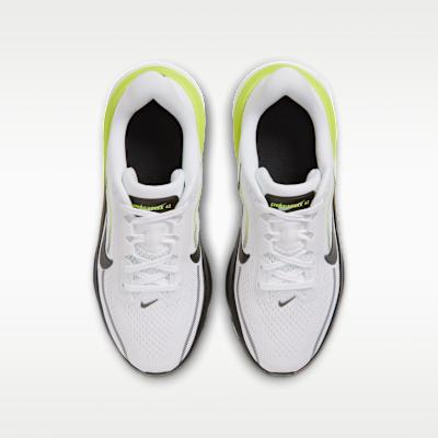 Kids' Sneakers Nike Pegasus 42 Road GS 'White Lemon Venom White Black'