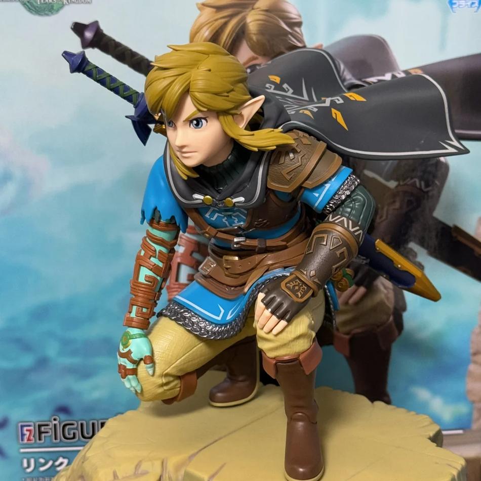 12 см. Аниме-фигурка Линка из игры The Legend of Zelda, шкатулка с сокровищами, фигурка монстра, игрушка, коллекционная фигурка, кукла, подарок.