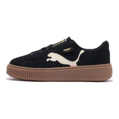 Suede Platform Cutout — Черные женские кроссовки Alpine Snow белые 397233-01