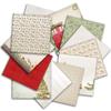 Christmas Cardmaking Supplies Paper Pad 6x6inch Assorted Pattern Decoupage Single-Sided Vintage Scrapbooking DIY Decoration
