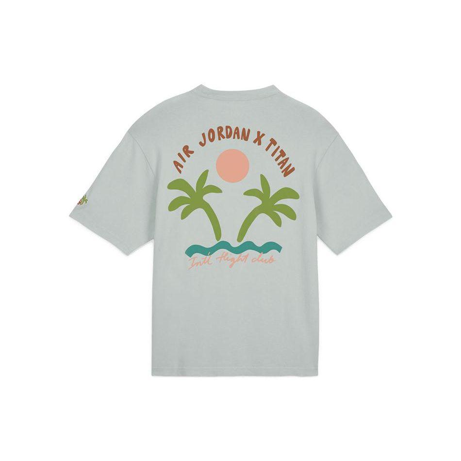 Jordan Футболка с короткими рукавами и нашивкой-логотипом Titan Collaboration, мужские топы, темно-синий океан, DV7030-363