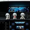 3Pcs Skull Car Air Fresheners Gothic Smiling Skull Car Vent Clip Auto