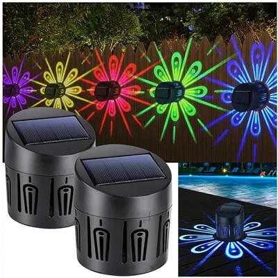 30 Вт Солнечный настенный светильник, прожекторная лампа с выдолбленными теневыми светильниками, украшением ландшафта сада, подвесным светодиодным фонарем на солнечной батарее