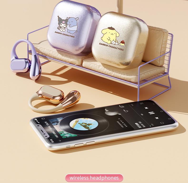 Беспроводные Bluetooth-наушники Sanrio Q22 с ультрадолгим временем работы от аккумулятора - Мини-милый внутриканальный дизайн