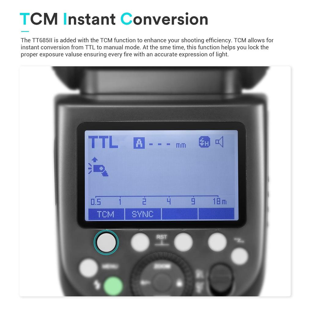 Вспышка GODOX TT685SII для камеры, стробоскопическая TTL HSS, беспроводная передача, вспышка, совместимая с зеркальной камерой Sony TT685II-S 1/8000 с 2.4G [Товар]