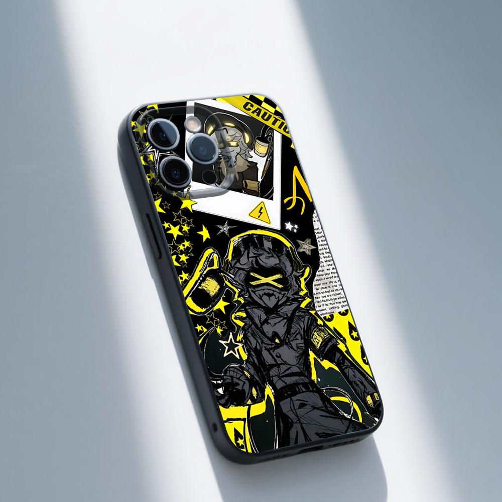 M-Murders Game D-Drones Phone Case For iPhone 16,15,14,13,12,11,Pro,Max,Plus,X,XS,XR,SE,8,7,Mini,Soft Silicone Black Case