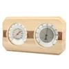 Wooden Indoor/Outdoor Hygrometer Steam Wood Sauna Room Thermometure Humidity Meter Bath & Sauna Sauna Thermometer