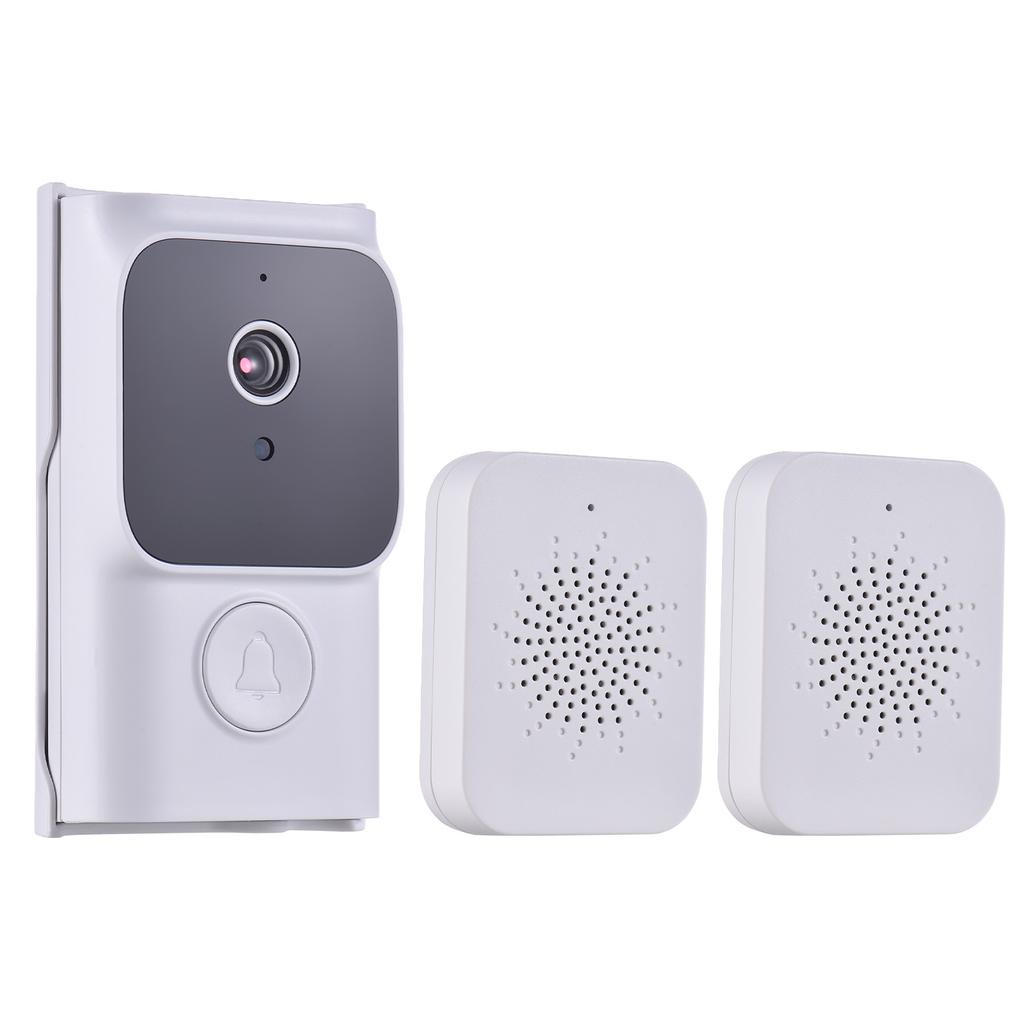 WiFi Умная дверь Дверная камера с 2 Управление через приложение Инфракрасное ночное видение Перезаряжаемый видеодомофон Дверь Двусторонняя для Vi