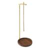 Creative Upside Down Brass Incense Holder Wooden Incense Burner Incense Plate Ash Catcher Buddhism Supplies Home Decor