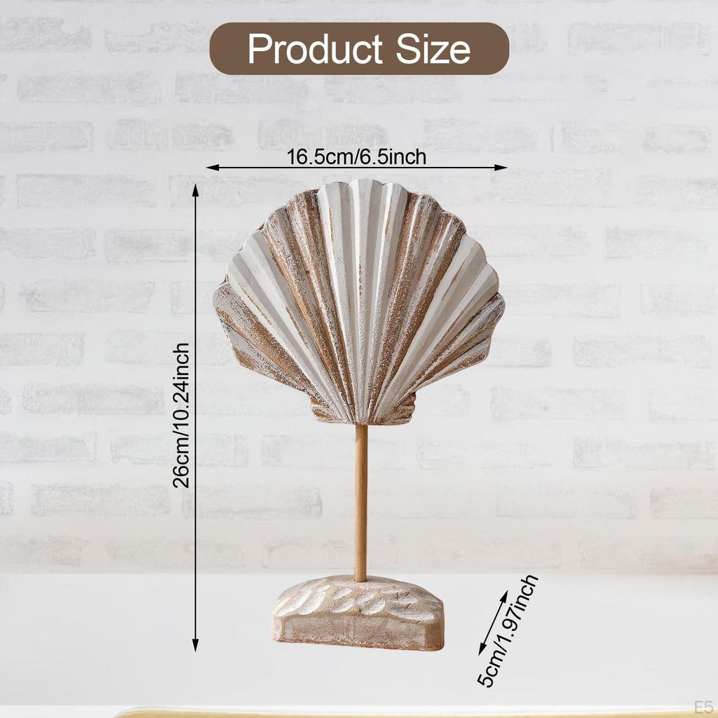 Wood Ornament Figurine Statue Home Decoration for Living Room Cabinet